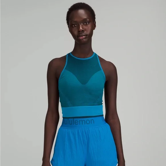 Lululemon Seamless Mesh Supportive Training Tank Top
Poolside - Picture 1 of 2